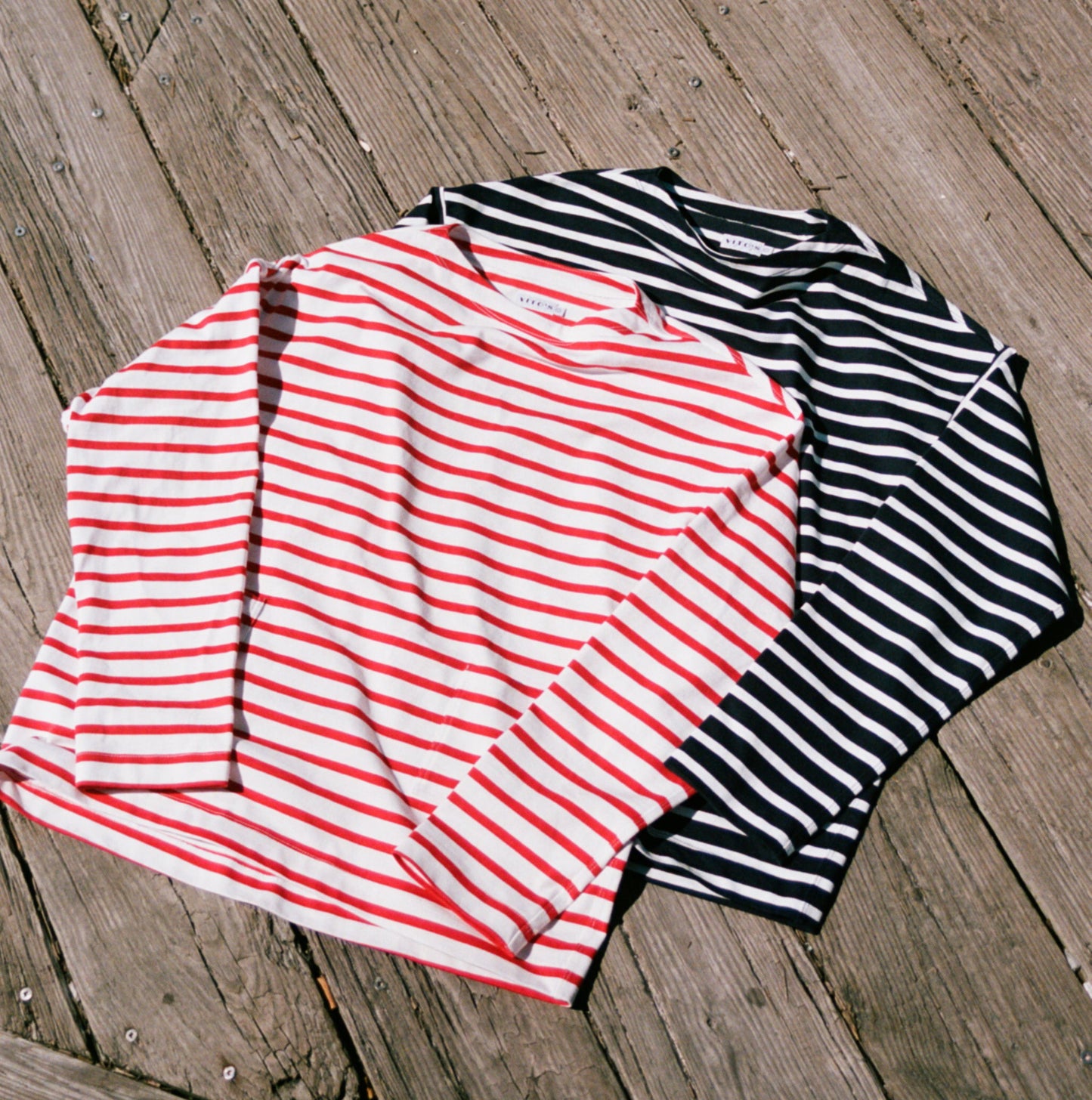 Striped Boatneck Sweatshirt