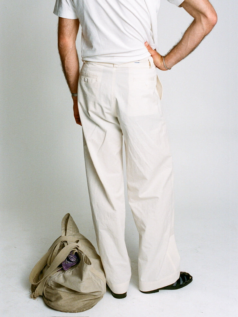 Cotton Linen High n' Wide Pant