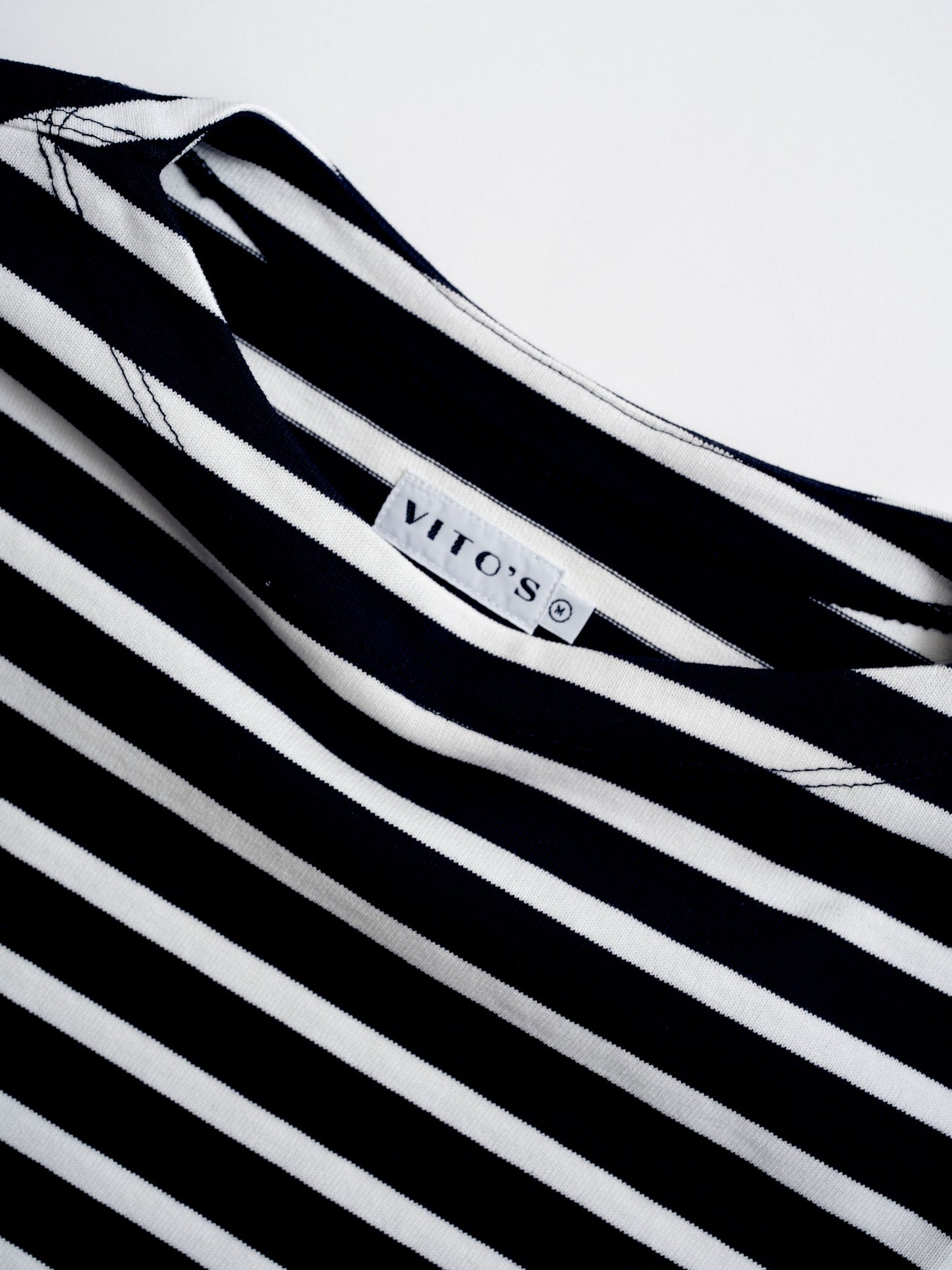 Striped Boatneck Sweatshirt