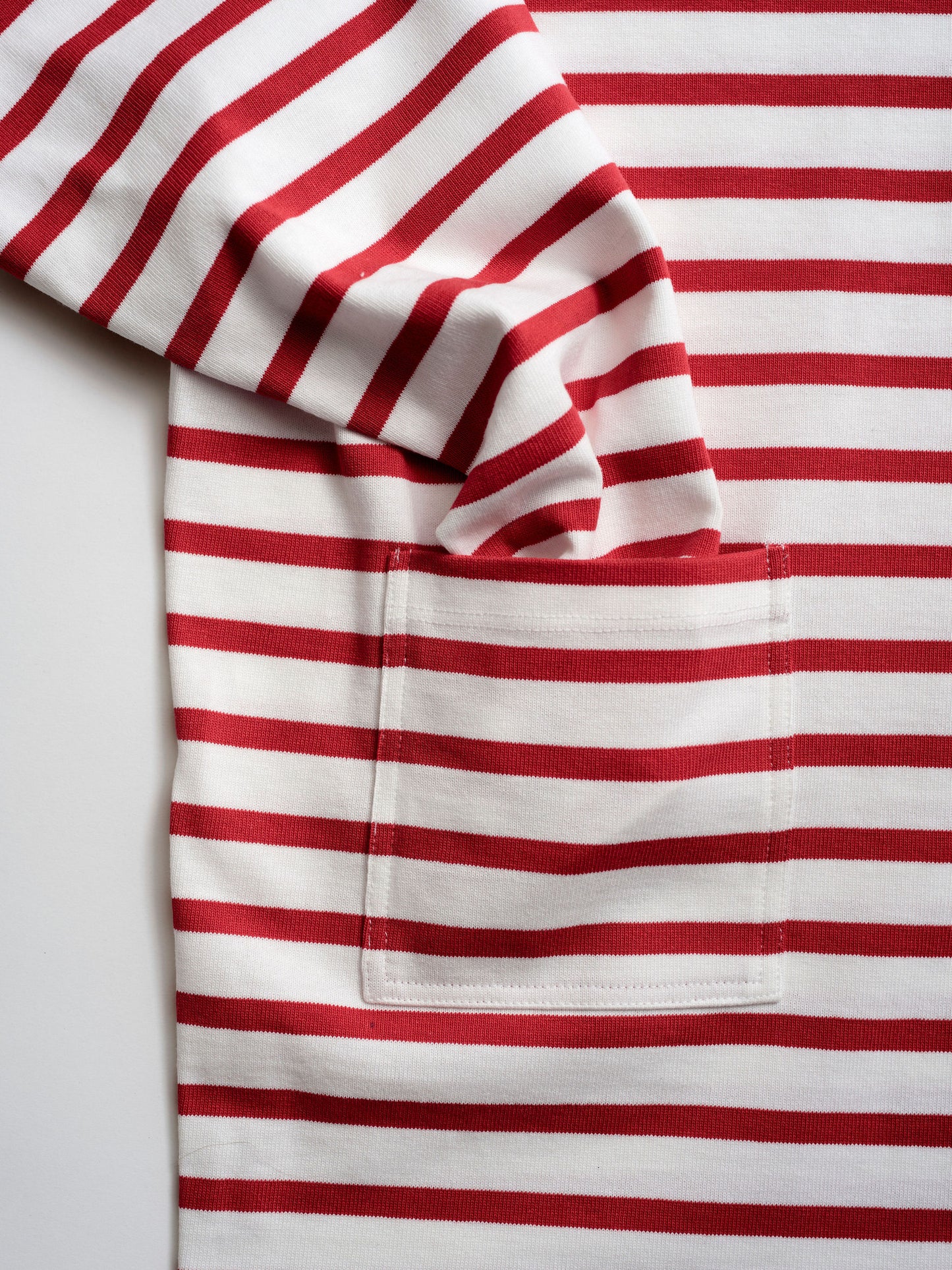 Striped Boatneck Sweatshirt