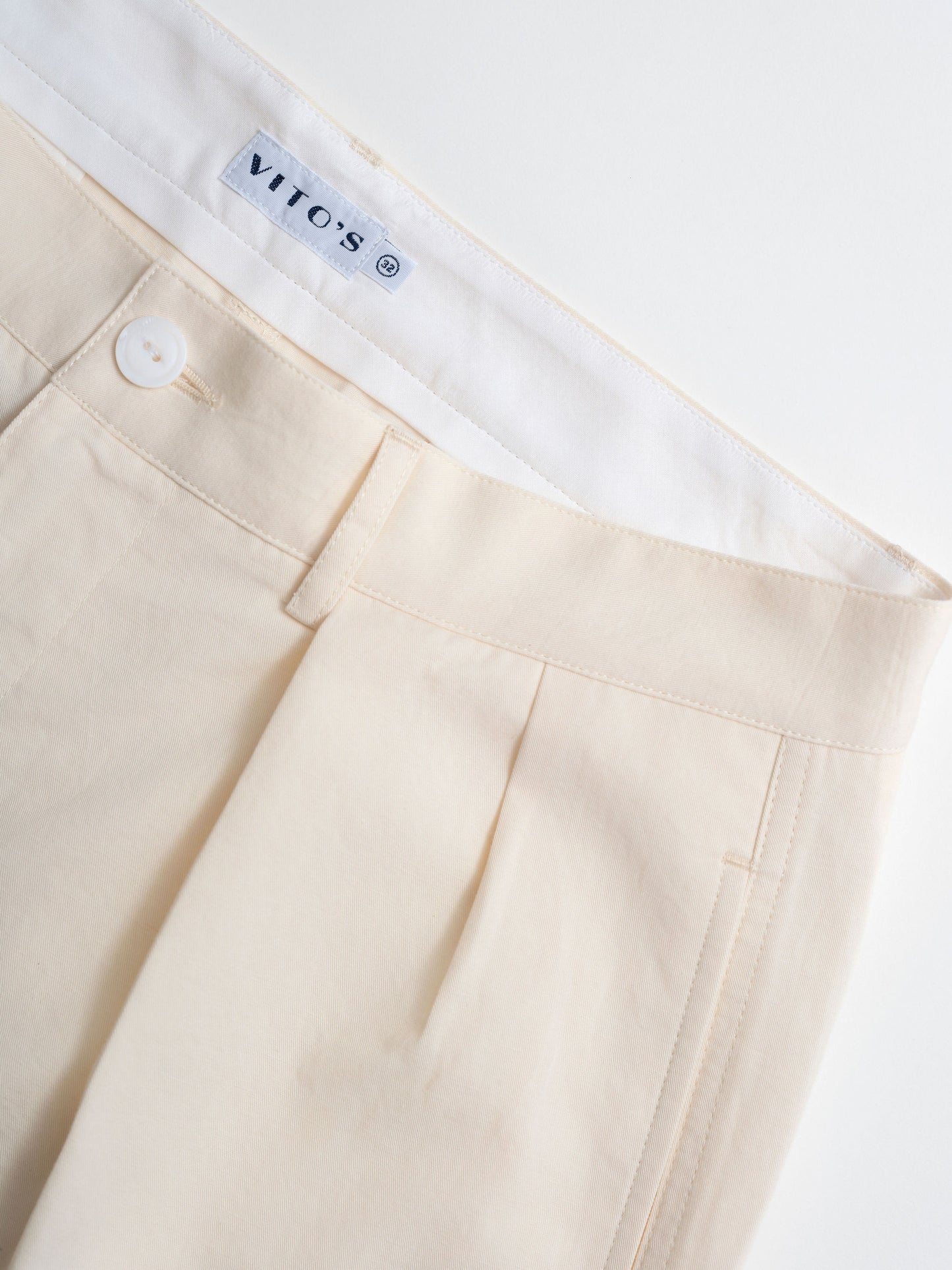 Cotton Linen Pleated Shorts