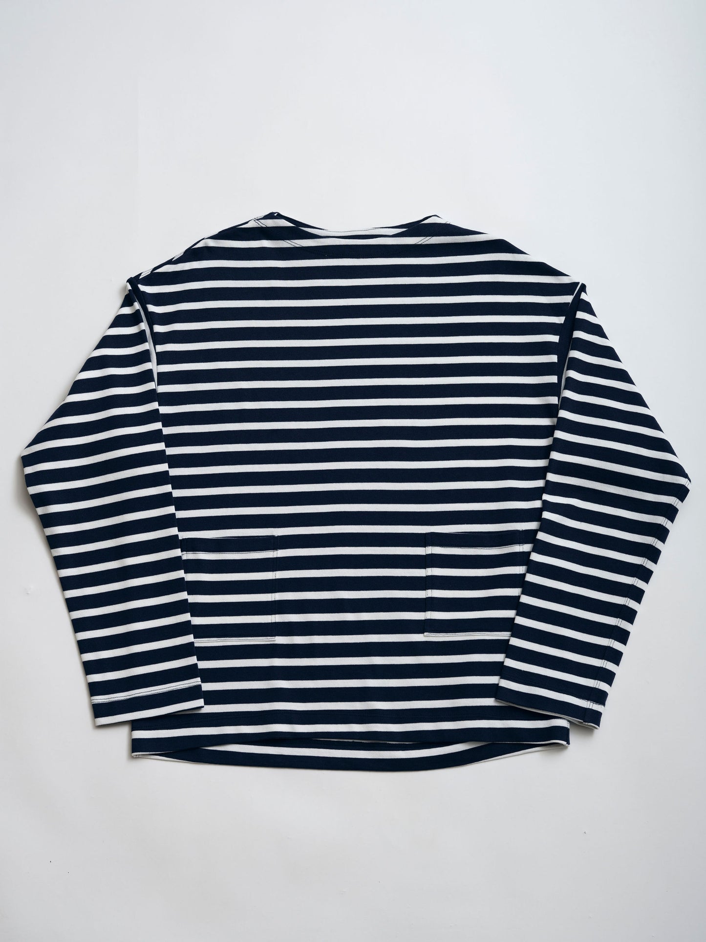 Striped Boatneck Sweatshirt