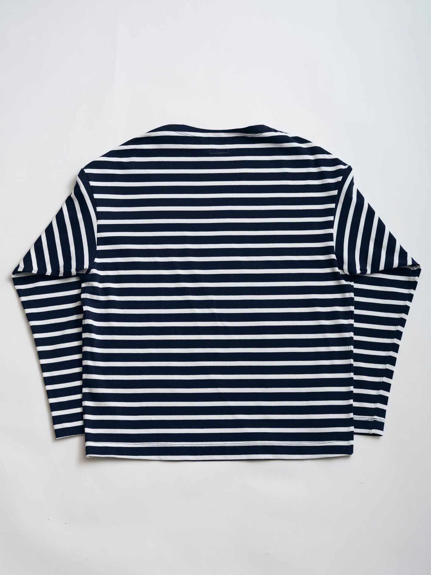 Striped Boatneck Sweatshirt
